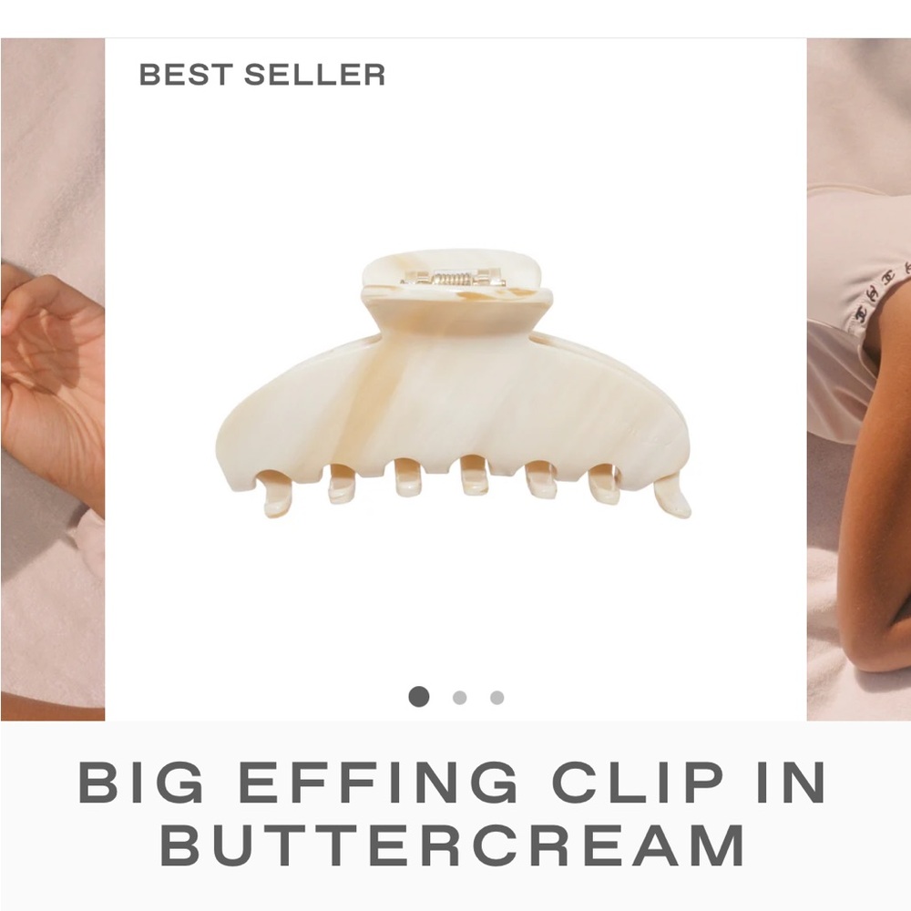 Emi Jay Big Effing Clip in Buttercream